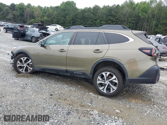 2020 Subaru Outback Limited with VIN 4S4BTANC3L3166794, listed as a Copart auction lot 58442905 with 59,108 mi miles and Salvage title. Bid and sale history available at DreamBid. Image 2.