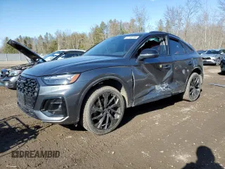 2024 Audi SQ5 Sportback Prestige z VIN WA134AFY5R2088978, wystawiony jako Copart lot #47788185 z przebiegiem Nie podano mil oraz Tytuł czysty. Historia ofert i sprzedaży dostępna na DreamBid. Obrazek 1.