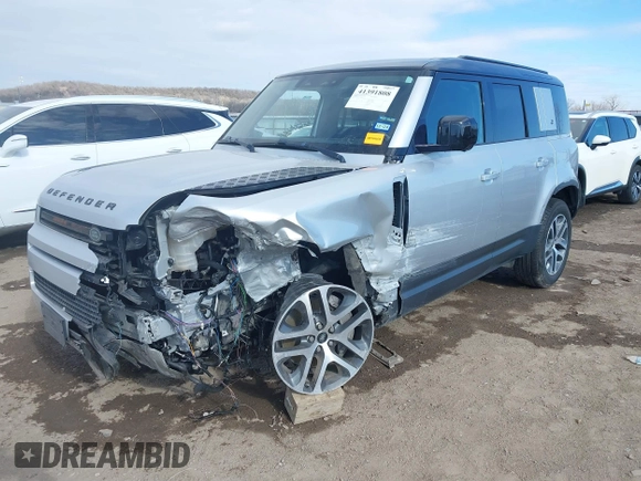 2020 Land Rover Defender HSE с VIN SALE9EEU9L2007602, выставлен на аукционе IAAI как лот 41391808 с пробегом 64 167 миль миль и . История ставок и продаж доступна на DreamBid. Изображение 2.