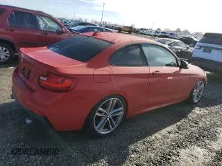 2016 BMW 2 Series M235i with VIN WBA1J7C54GV289959, listed as a Copart auction lot 41477525 with 54,146 mi miles and Salvage title. Bid and sale history available at DreamBid. Image 3.