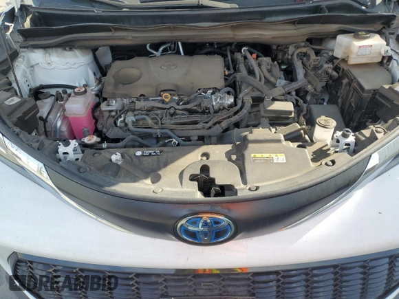2023 Toyota Sienna LE with VIN 5TDKRKEC8PS160034, listed as a Copart auction lot 83870204 with 0 mi miles and Salvage Title. Bid and sale history available at carsss.com. Image 14.