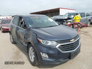 2018 Chevrolet Equinox LT z VIN 3GNAXJEVXJL364660, wystawiony jako IAAI lot #42228918 z przebiegiem 46 663 mil mil oraz . Historia ofert i sprzedaży dostępna na DreamBid. Obrazek 1.