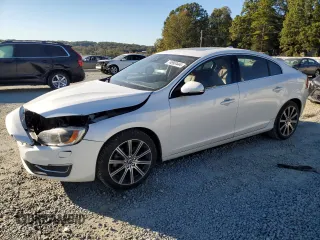 2017 Volvo S60 Inscription Platinum with VIN LYV402HM9HB140468, listed as a Copart auction lot 74993444 with 103,907 mi miles and Salvage Title. Bid and sale history available at carsss.com. Image 1.