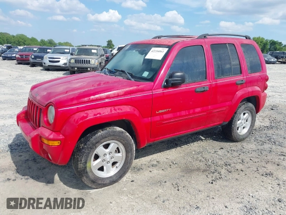 2004 Jeep Liberty Limited with VIN 1J4GK58K94W283166, listed as a IAAI auction lot 42154061 with 206,413 mi miles. Bid and sale history available at carsss.com. Image 2.