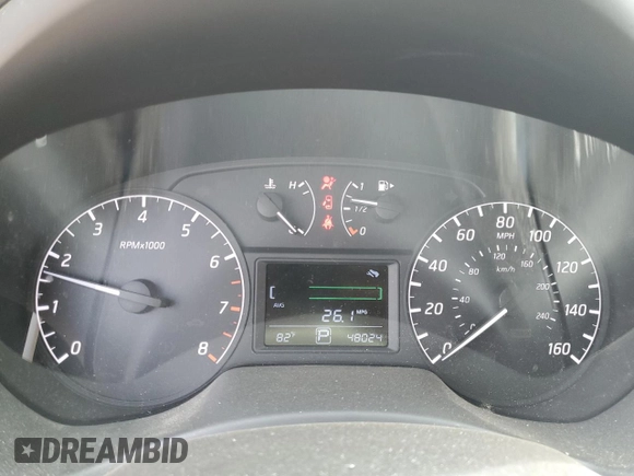 2017 Nissan Sentra S with VIN 3N1AB7AP1HY368467, listed as a Copart auction lot 56880555 with 48,024 mi miles and Salvage title. Bid and sale history available at DreamBid. Image 9.