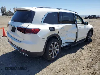 2020 Mercedes-Benz GLS with VIN 4JGFF5KE4LA134647, listed as a Copart auction lot 65257493 with 56,189 mi miles. Bid and sale history available at carsss.com. Image 3.