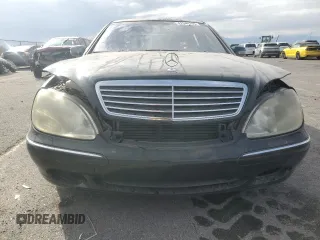 2001 Mercedes-Benz S 320/430/500 with VIN WDBNG70J31A197565, listed as a Copart auction lot 42540745 with 139,202 mi miles and Salvage Title. Bid and sale history available at carsss.com. Image 5.
