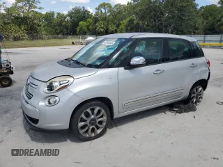 2014 FIAT 500L Lounge with VIN ZFBCFACH5EZ017479, listed as a Copart auction lot 62005845 with 46,158 mi miles and Clean title. Bid and sale history available at DreamBid. Image 1.