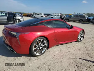 2022 Lexus LC with VIN JTHBP5AY7NA104717, listed as a Copart auction lot 80895404 with 0 mi miles and Non Repairable. Bid and sale history available at carsss.com. Image 3.