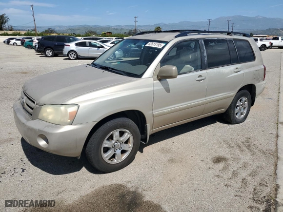 2005 Toyota Highlander with VIN JTEDP21A650074042, listed as a Copart auction lot 52615195 with 193,025 mi miles and Clean Title. Bid and sale history available at carsss.com. Image 1.