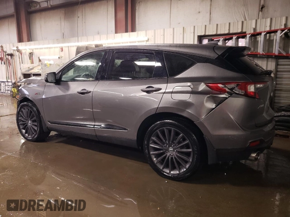 2023 Acura RDX w/A-Spec Advance Package with VIN 5J8TC2H86PL015476, listed as a Copart auction lot 80779844 with 11,559 mi miles and Salvage Title. Bid and sale history available at carsss.com. Image 2.