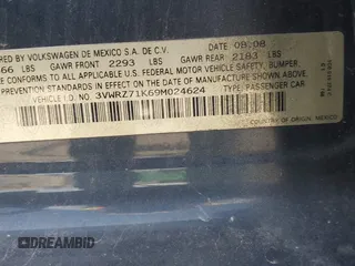 2009 Volkswagen Jetta SE с VIN 3VWRZ71K69M024624, выставлен на аукционе IAAI как лот 41919261 с пробегом 141 601 миль миль и . История ставок и продаж доступна на DreamBid. Изображение 9.