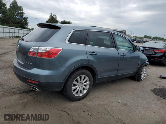 2010 Mazda CX-9 Grand Touring with VIN JM3TB3MA7A0201611, listed as a Copart auction lot 53703224 with 80,056 mi miles and Salvage Title. Bid and sale history available at carsss.com. Image 3.