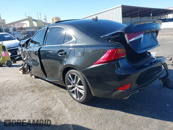 2019 Lexus IS with VIN JTHBA1D23K5099666, listed as a IAAI auction lot 40810912 with 33,730 mi miles. Bid and sale history available at carsss.com. Image 3.
