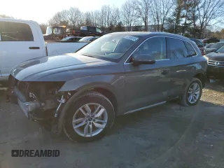 2023 Audi Q5 S line Premium with VIN WA1GAAFY5P2091998, listed as a Copart auction lot 42905015 with 14,041 mi miles and Salvage title. Bid and sale history available at DreamBid. Image 1.