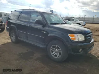2004 Toyota Sequoia Limited with VIN 5TDBT48A04S208483, listed as a Copart auction lot 45672095 with 262,847 mi miles and Salvage Title. Bid and sale history available at carsss.com. Image 4.