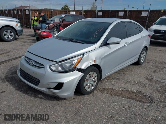 2016 Hyundai Accent SE with VIN KMHCT4AE4GU038514, listed as a IAAI auction lot 42174556 with Not Provided miles and . Bid and sale history available at DreamBid. Image 2.