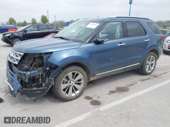 2018 Ford Explorer Limited with VIN 1FM5K8F89JGA43557, listed as a IAAI auction lot 42007090 with 82,087 mi miles and . Bid and sale history available at carsss.com. Image 2.