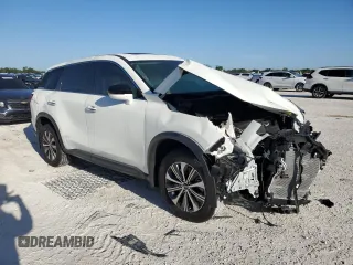 2024 Infiniti QX60 Pure with VIN 5N1DL1ES7RC335711, listed as a Copart auction lot 48980375 with 4,431 mi miles and Salvage title. Bid and sale history available at DreamBid. Image 4.