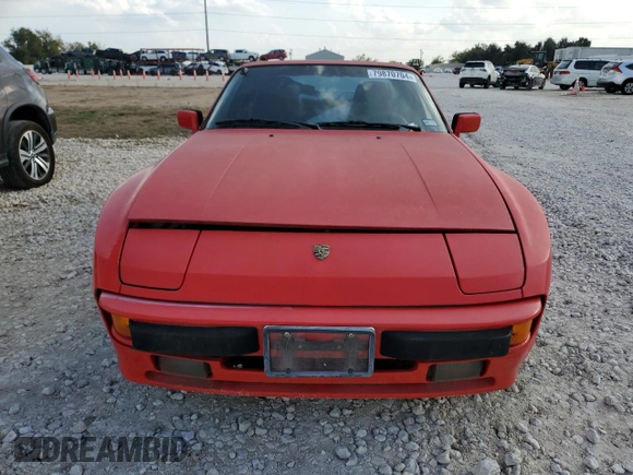 1987 Porsche 944 z VIN WP0AB0946HN476255, wystawiony jako Copart lot #79870704 z przebiegiem 177 672 mil mil oraz Czysty tytuł • Clean title. Historia ofert i sprzedaży dostępna na DreamBid. Obrazek 5.