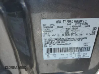 2006 Ford F-150 XL with VIN 1FTRF12286NA28327, listed as a Copart auction lot 46811965 with 139,569 mi miles and Salvage title. Bid and sale history available at DreamBid. Image 12.