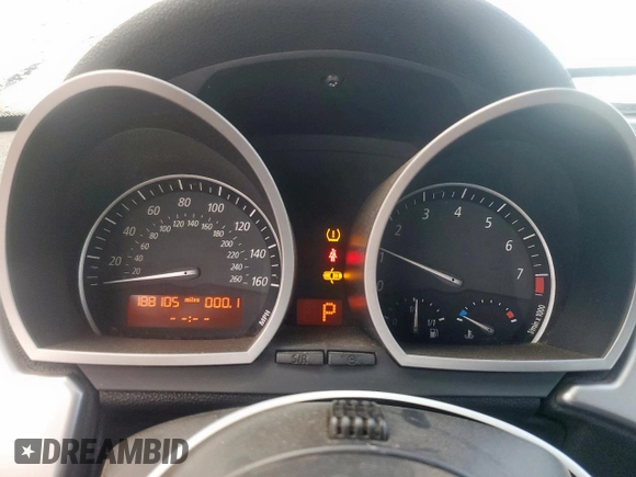 2008 BMW Z4 3.0i with VIN 4USBU33568LW75460, listed as a Copart auction lot 53720855 with 188,105 mi miles and Salvage title. Bid and sale history available at DreamBid. Image 9.