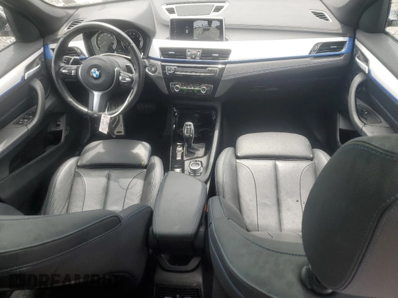 2021 BMW X1 xDrive28i with VIN WBXJG9C07M3M67312, listed as a Copart auction lot 59712835 with 62,371 mi miles and Salvage title. Bid and sale history available at DreamBid. Image 8.