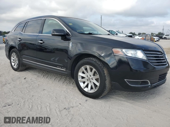 2017 Lincoln MKT with VIN 2LMHJ5NK4HBL01419, listed as a Copart auction lot 53035835 with 302,071 mi miles and Salvage Title. Bid and sale history available at DreamBid. Image 4.