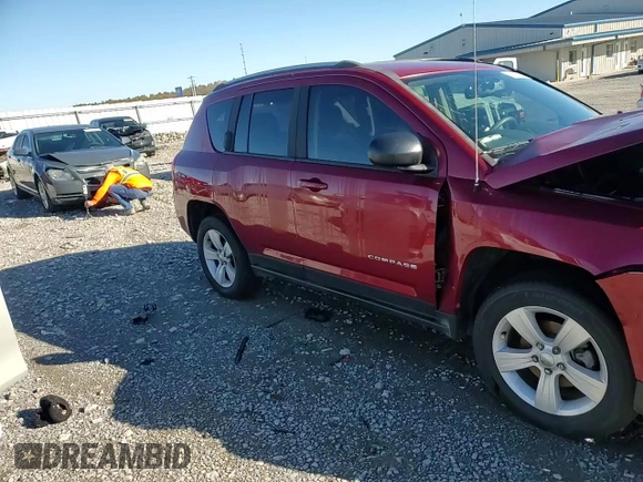 2016 Jeep Compass Sport with VIN 1C4NJDBB0GD713069, listed as a Copart auction lot 80003774 with 92,872 mi miles and Salvage title. Bid and sale history available at DreamBid. Image 12.