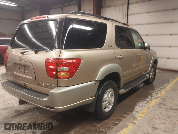 2003 Toyota Sequoia SR5 with VIN 5TDBT44A63S196764, listed as a IAAI auction lot 41866279 with 156,716 mi miles and . Bid and sale history available at DreamBid. Image 4.