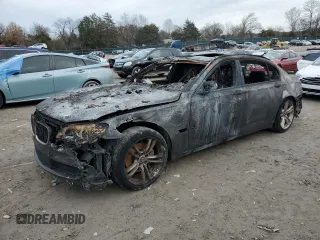 2013 BMW 7 Series 740Li with VIN WBAYE4C50DD137454, listed as a Copart auction lot 84876294 with Not provided miles and Salvage title. Bid and sale history available at DreamBid. Image 1.