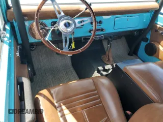 1969 Ford Bronco with VIN U15GLE92472, listed as a Copart auction lot 55164735 with 1,521 mi miles and Salvage title. Bid and sale history available at DreamBid. Image 8.