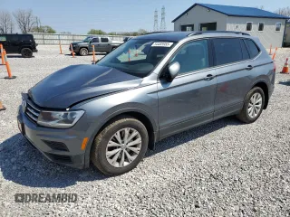 2018 Volkswagen Tiguan S with VIN 3VV0B7AX0JM111971, listed as a Copart auction lot 54485955 with 98,716 mi miles and Salvage Title. Bid and sale history available at DreamBid. Image 1.