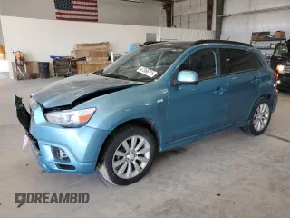 2011 Mitsubishi Outlander Sport SE with VIN JA4AP4AU6BZ013837, listed as a Copart auction lot 47368715 with 141,596 mi miles and Salvage Title. Bid and sale history available at carsss.com. Image 1.