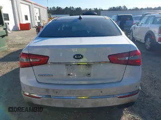 2015 Kia Cadenza Premium with VIN KNALN4D77F5170135, listed as a IAAI auction lot 41310337 with 237,376 mi miles. Bid and sale history available at carsss.com. Image 17.