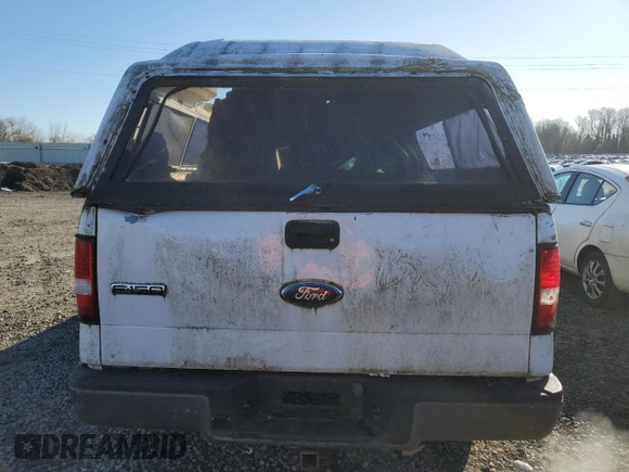 2006 Ford F-150 XL with VIN 1FTRF12W46KC47578, listed as a Copart auction lot 47801915 with 433,823 mi miles and Salvage title. Bid and sale history available at DreamBid. Image 6.