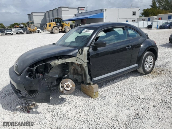 2016 Volkswagen Beetle Coupe 1.8T Wolfsburg Edition with VIN 3VWF17AT4GM603224, listed as a Copart auction lot 47595075 with 36,042 mi miles and Salvage Title. Bid and sale history available at carsss.com. Image 1.