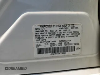2017 Infiniti Q50 Premium z VIN JN1EV7APXHM738598, wystawiony jako Copart lot #59156075 z przebiegiem 178 498 mil mil oraz Szkoda całkowita • Salvage title. Historia ofert i sprzedaży dostępna na DreamBid. Obrazek 13.