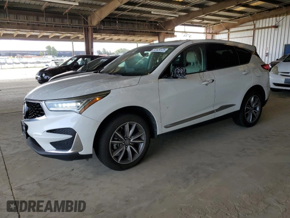 2020 Acura RDX Technology with VIN 5J8TC2H5XLL041272, listed as a Copart auction lot 62529125 with 68,856 mi miles and Salvage title. Bid and sale history available at DreamBid. Image 1.