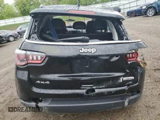 2019 Jeep Compass Latitude with VIN 3C4NJDBB6KT641300, listed as a Copart auction lot 55918885 with 96,965 mi miles and Clean title. Bid and sale history available at DreamBid. Image 6.