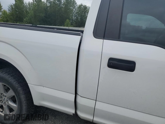 2018 Ford F-150 XL with VIN 1FTMF1CB5JKE71859, listed as a Copart auction lot 59614905 with 112,757 mi miles and Salvage title. Bid and sale history available at DreamBid. Image 10.