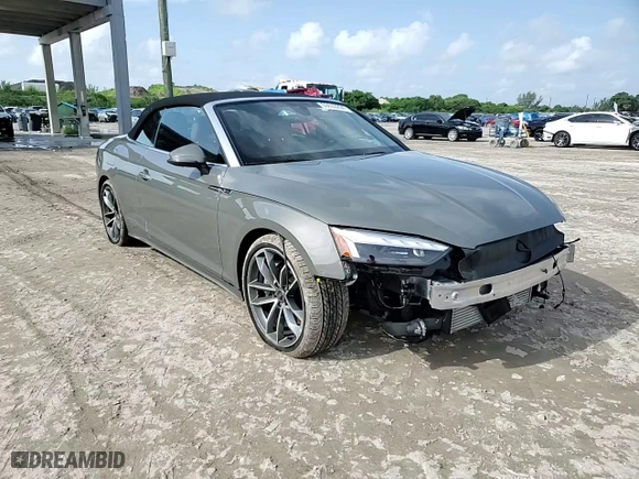 2024 Audi A5 Cabriolet S line Premium Plus with VIN WAU4AGF52RN000895, listed as a Copart auction lot 69693294 with NaN miles and Non Repairable. Bid and sale history available at carsss.com. Image 13.