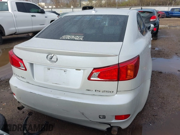 2009 Lexus IS with VIN JTHCK262295032037, listed as a IAAI auction lot 41883903 with 232,757 mi miles. Bid and sale history available at carsss.com. Image 17.