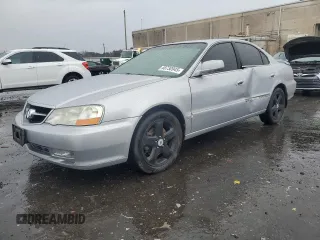 2003 Acura TL Type S with VIN 19UUA56843A028943, listed as a Copart auction lot 48730945 with 163,703 mi miles and Salvage Title. Bid and sale history available at carsss.com. Image 1.