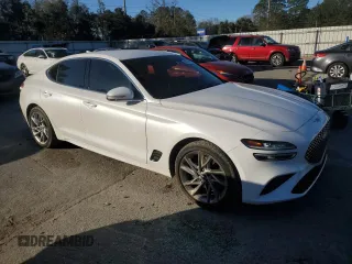 2022 Genesis G70 2.0T with VIN KMTG34TA0NU086204, listed as a Copart auction lot 46270175 with 61,331 mi miles and Salvage Title. Bid and sale history available at DreamBid. Image 4.