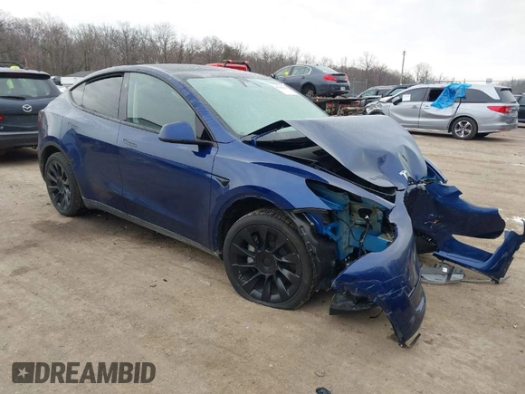 2025 Tesla Model Y Long Range with VIN 7SAYGDED9SF248370, listed as a IAAI auction lot 41336869 with 2,499 mi miles and . Bid and sale history available at DreamBid. Image 1.