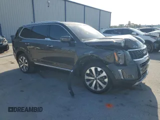 2022 Kia Telluride S z VIN 5XYP64HC0NG223272, wystawiony jako Copart lot #54598795 z przebiegiem 38 048 mil mil oraz Szkody całkowita. Historia ofert i sprzedaży dostępna na DreamBid. Obrazek 4.