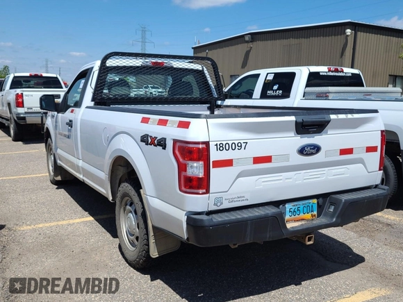 2018 Ford F-150 XL with VIN 1FTMF1EB9JKD38518, listed as a IAAI auction lot 42730627 with 205,804 mi miles and . Bid and sale history available at DreamBid. Image 16.