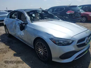2025 Mercedes-Benz C 300 with VIN W1KAF4GB9SR254201, listed as a IAAI auction lot 42441736 with 2,134 mi miles and . Bid and sale history available at DreamBid. Image 1.