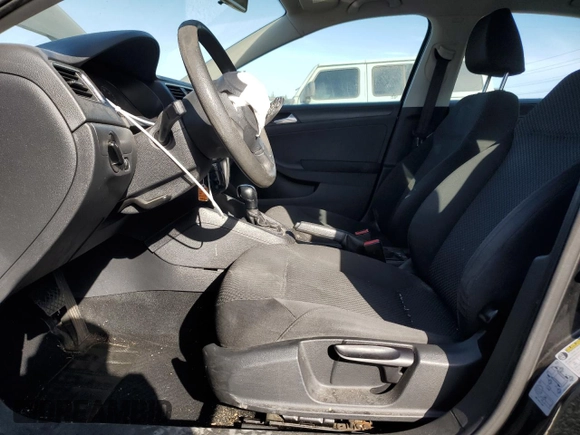 2012 Volkswagen Jetta S with VIN 3VW2K7AJ8CM404665, listed as a Copart auction lot 52007445 with 123,487 mi miles and Salvage title. Bid and sale history available at DreamBid. Image 7.